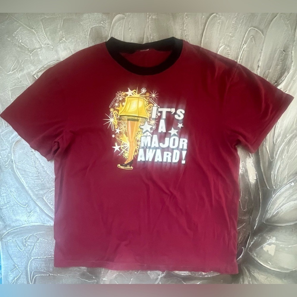 Vintage A Christmas Story Leg Lamp T Shirt Its A Major Award Unisex T-Shirt Tee